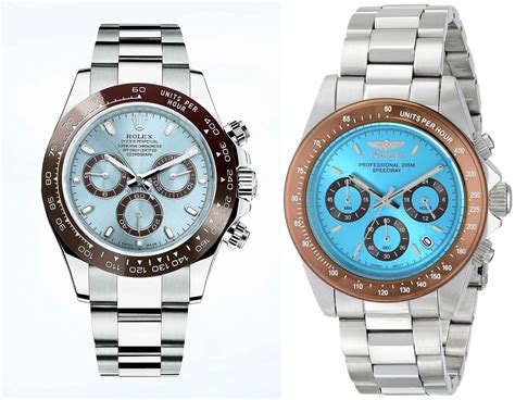 rolex daytona vs invicta.